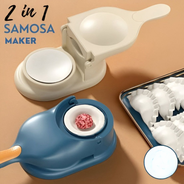2 In 1 Dumpling Maker Or Samosa Maker (random Color)