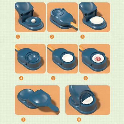 2 In 1 Dumpling Maker Or Samosa Maker  (random Color)