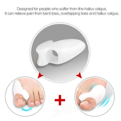 5 Pair Silicone Gel Bunion & Toe Separator Protectors